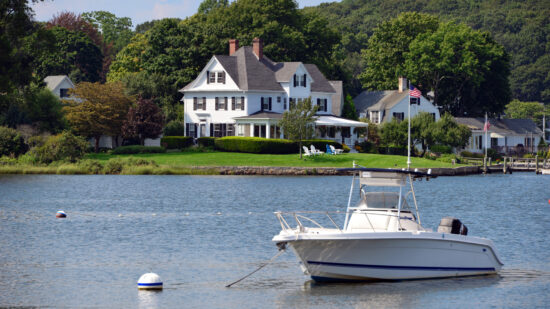 Waterfront luxury house